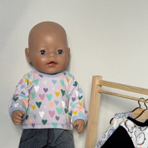 Genser til dukke 43 cm
