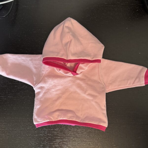 Hoodie til dukke 43 cm